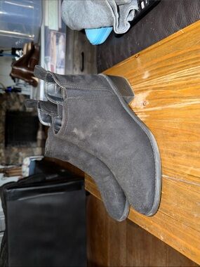 Esprit Women's Black Suede Chelsea Ankle Boots